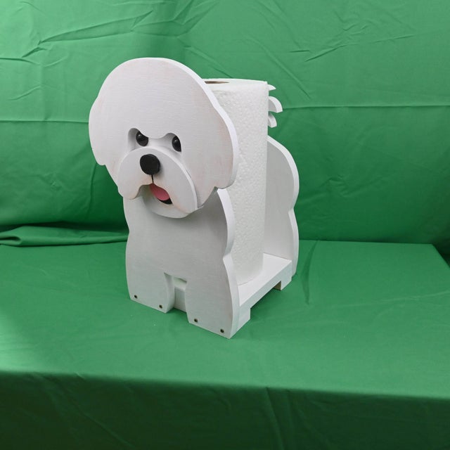 Pug toilet paper holder sale